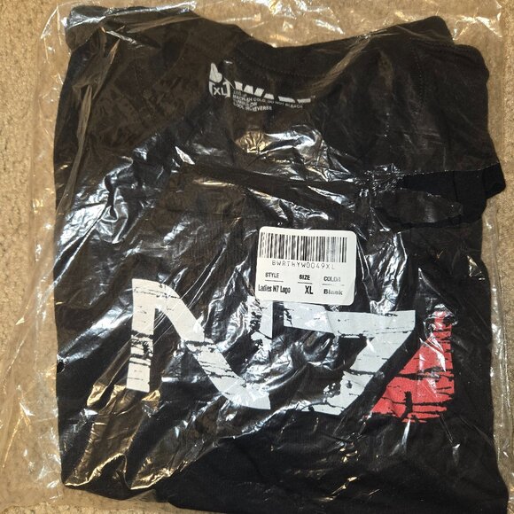 Mass Effect 3 Distressed N7 Logo T-shirt - Women's XL - Picture 5 of 6